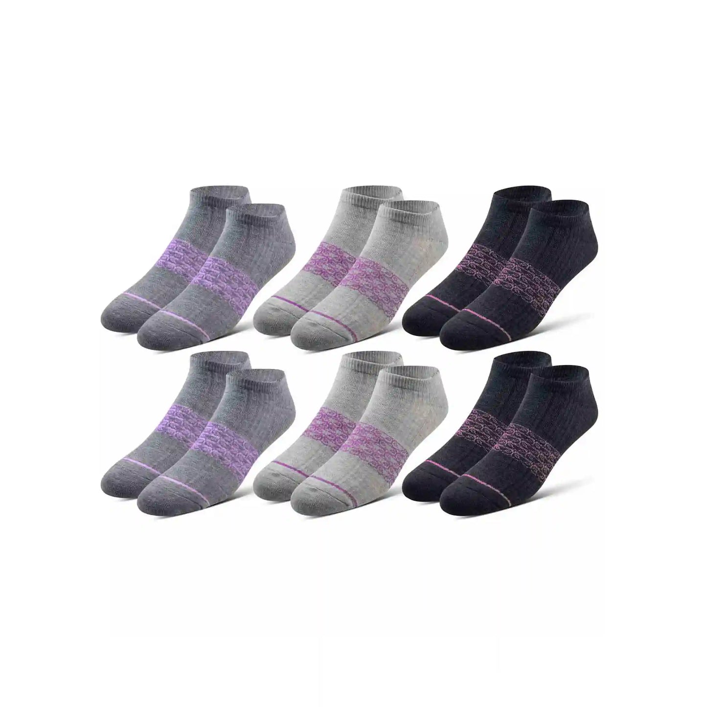 4-Way Stretch Cushion Low-Cut (6-Pack)