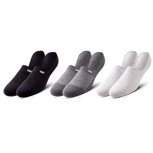BOWO Cushion No Show - Neutrals (3-Pack)