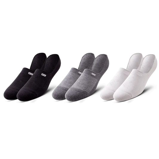 BOWO Cushion No Show - Neutrals (3-Pack)