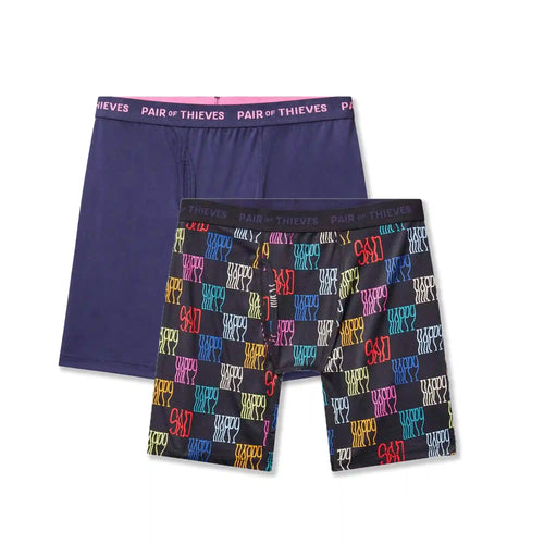 SuperFit Mesh Long Boxer Briefs (2-Pack)