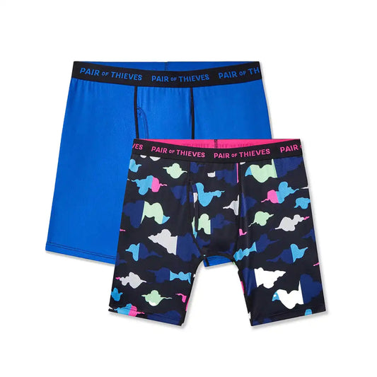 SuperFit Mesh Long Boxer Briefs (2-Pack)