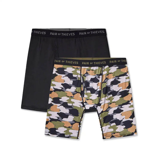 SuperFit Mesh Long Boxer Briefs (2-Pack)