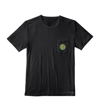Never Alone Pocket Crew Neck Tee