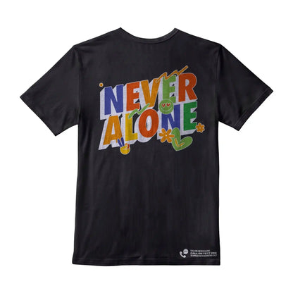 Never Alone Pocket Crew Neck Tee