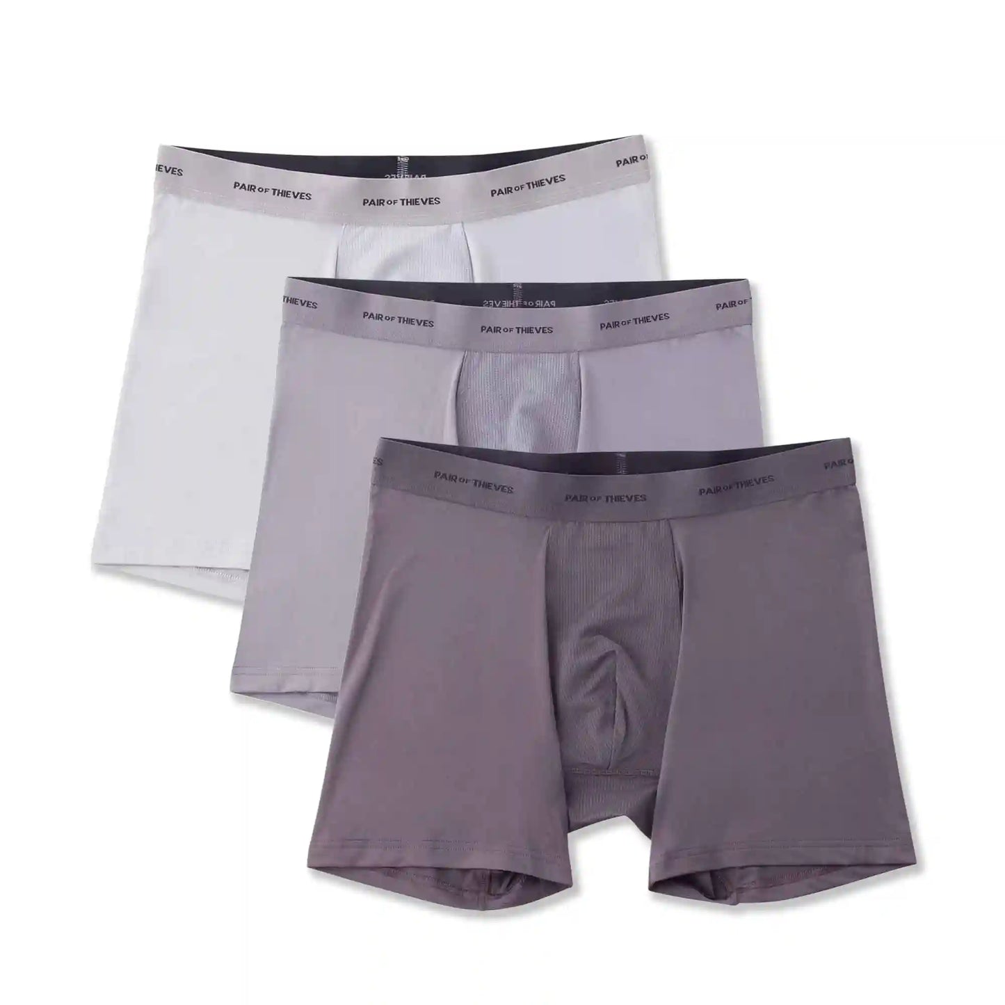 Quick Dry Action Blend Boxer Briefs (3-Pack)