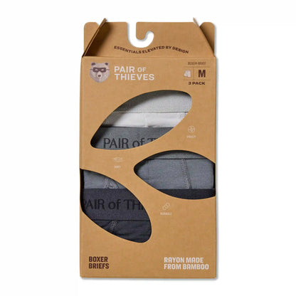 Rayon Made From Bamboo Boxer Briefs (3-Pack)