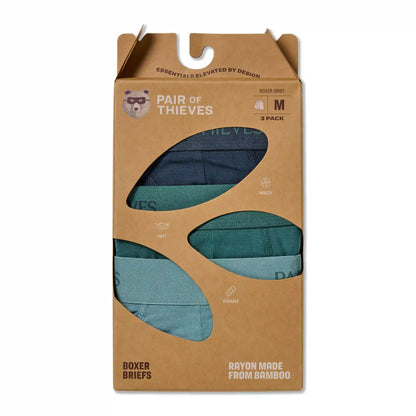 Rayon Made From Bamboo Boxer Briefs (3-Pack)