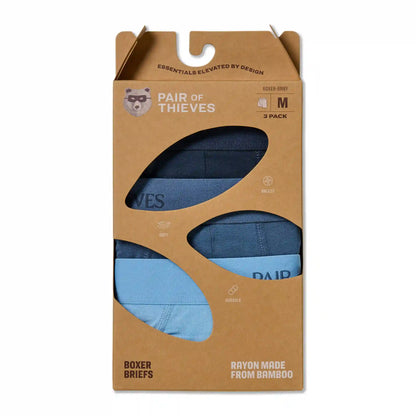 Rayon Made From Bamboo Boxer Briefs (3-Pack)