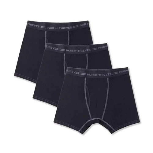 4-Way Stretch Every Day Kit Cotton Stretch Boxer Briefs (3-Pack)